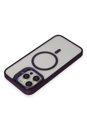 Joko Apple iPhone 14 Pro Kılıf Roblox Lens Magsafe Standlı Kapak - Derin Mor