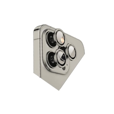 Newface Apple iPhone 15 Pro Max Bilvis Titan Kamera Lens - Titan Gri