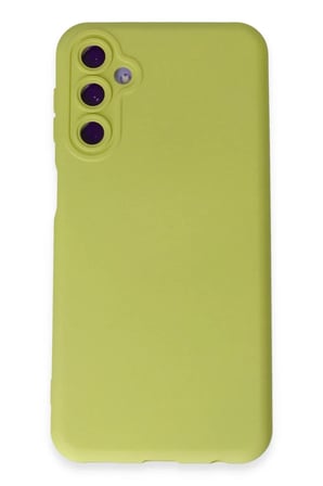 Newface Samsung Galaxy M34 5G Kılıf Nano içi Kadife Silikon - Sarı