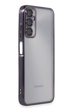 Newface Samsung Galaxy A05S Kılıf Razer Lensli Silikon - Mor