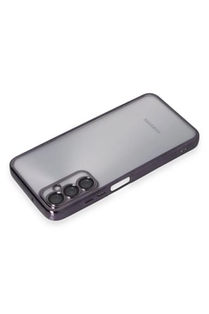 Newface Samsung Galaxy A05S Kılıf Razer Lensli Silikon - Mor