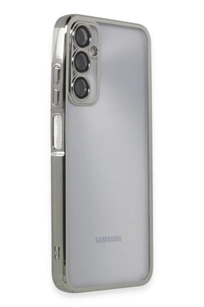 Newface Samsung Galaxy A05S Kılıf Razer Lensli Silikon - Gümüş