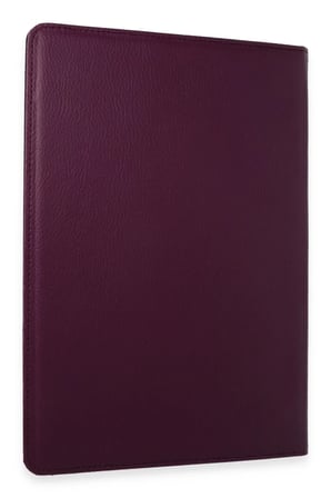 Newface Samsung Galaxy X610 Tab S9 FE Plus 12.4 Kılıf 360 Tablet Deri Kılıf - Mürdüm
