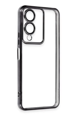 Newface Vivo Y17S Kılıf Razer Lensli Silikon - Siyah