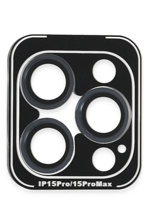 Joko Apple iPhone 15 Pro Max PVD Metal Kamera Lens - Lacivert