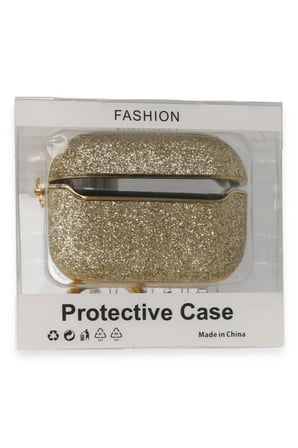 Newface Apple Airpods Pro (1.nesil) Spell Simli Kılıf - Gold
