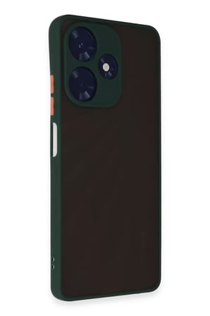 Newface İnfinix Hot 30 4G Kılıf Montreal Silikon Kapak - Yeşil