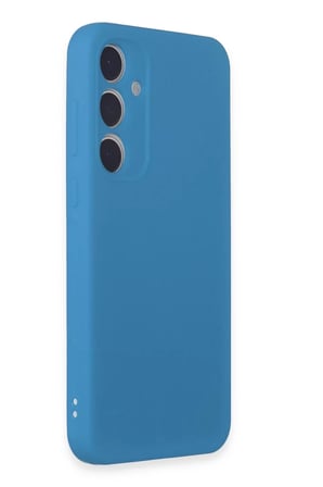 Newface Samsung Galaxy A55 5G Kılıf First Silikon - Mavi