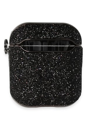 Newface Apple Airpods 2 (2.nesil) Spell Simli Kılıf - Siyah