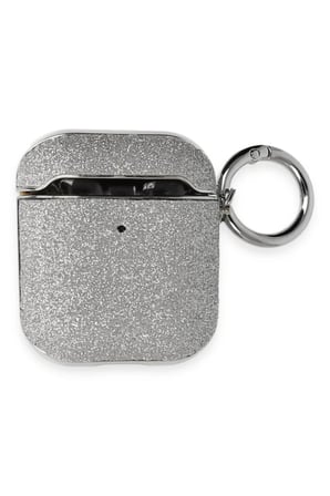 Newface Apple Airpods 2 (2.nesil) Spell Simli Kılıf - Gümüş