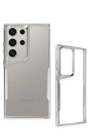 Newface Samsung Galaxy S24 Ultra Kılıf Boyi Silikon Kapak - Siyah