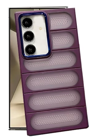 Newface Samsung Galaxy S24 Kılıf Airmax Silikon Kapak - Derin Mor