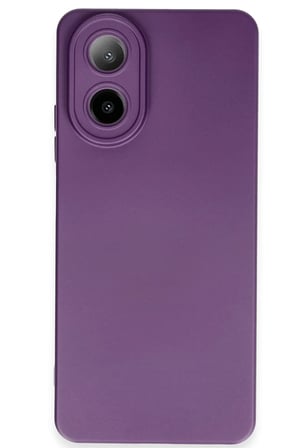 Newface Oppo A38 Kılıf Nano içi Kadife Silikon - Mor