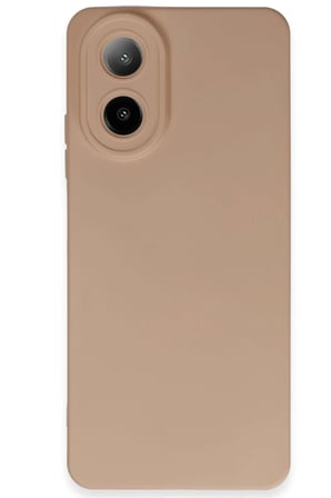 Newface Oppo A38 Kılıf Nano içi Kadife Silikon - Pudra