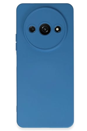 Newface Xiaomi Redmi A3 4G Kılıf Nano içi Kadife Silikon - Mavi