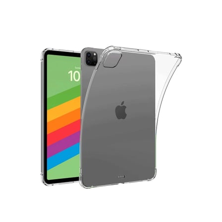 Newface Apple iPad Pro 13 (2024) Kılıf Anti Shock Tablet Silikon - Şeffaf