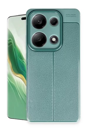 Newface Xiaomi Redmi Note 13 Pro 4G Kılıf Auto Focus Kapak - Koyu Yeşil