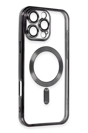 Newface Apple iPhone 16 Pro Max Kılıf Kross Magneticsafe Kapak - Siyah