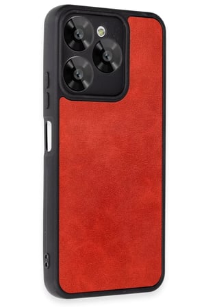 Newface General Mobile Era 30 Kılıf Aras Deri Kapak - Kırmızı