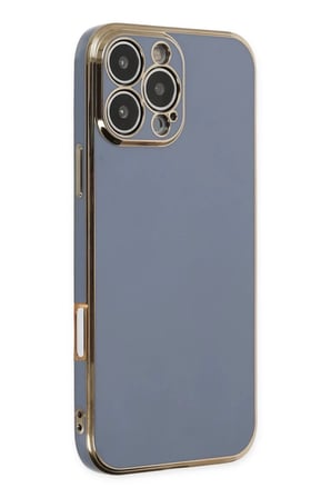 Newface Apple iPhone 16 Pro Kılıf Volet Silikon - Mavi