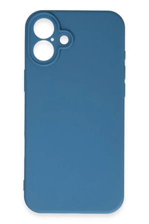 Newface Apple iPhone 16 Plus Kılıf First Silikon - Mavi