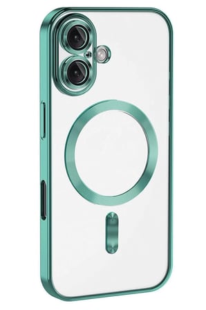 Newface Apple iPhone 16 Kılıf Kross Magneticsafe Kapak - Turkuaz