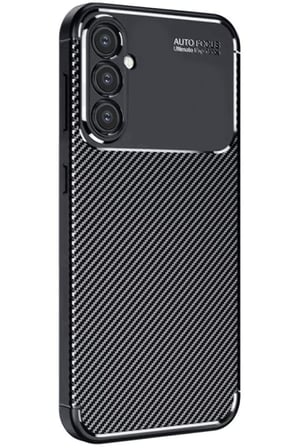 Newface Samsung Galaxy A16 5G Kılıf Auto Focus Karbon Kapak - Siyah
