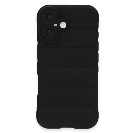 Newface Apple iPhone 16 Plus Kılıf Optimum Silikon - Siyah