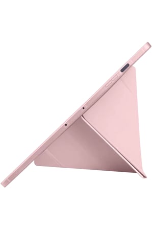Newface Apple iPad Pro 13 (2024) Kılıf Kalemlikli Hugo Tablet Kılıfı - Rose Gold