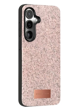 Onegif Samsung Galaxy S24 FE Bright Simli Kapak - Pembe