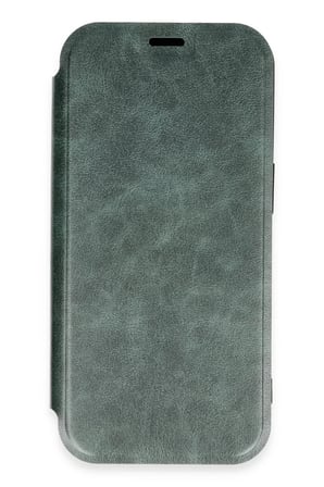 Newface Apple iPhone 16 Pro Kılıf Flip Cover - Koyu Yeşil