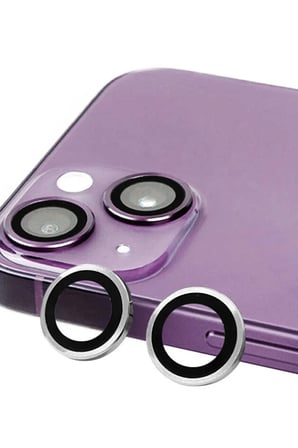 Newface Apple iPhone 14 Plus Raze Metal Kamera Lens - Gümüş