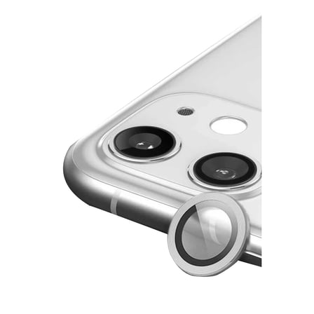 Newface Apple iPhone 11 Raze Metal Kamera Lens - Gümüş