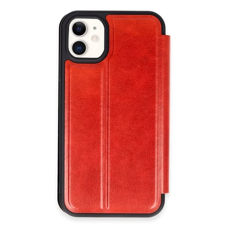 Newface Apple iPhone 11 Kılıf Flip Cover - Kırmızı