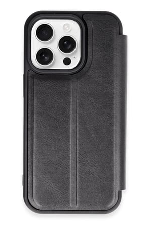 Newface Apple iPhone 14 Pro Kılıf Flip Cover - Siyah