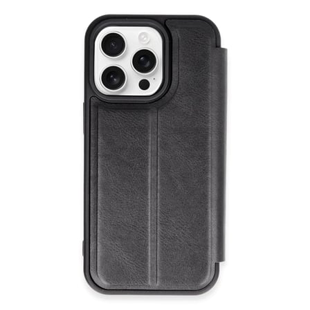 Newface Apple iPhone 14 Pro Kılıf Flip Cover - Siyah