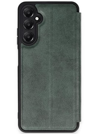 Newface Samsung Galaxy A36 Kılıf Flip Cover - Koyu Yeşil