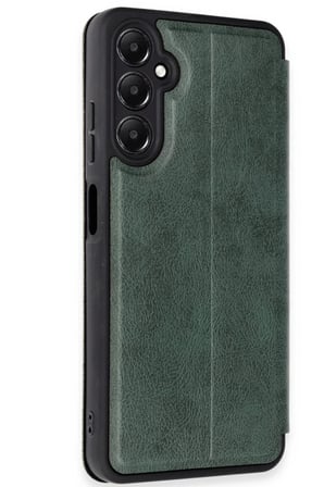 Newface Samsung Galaxy A36 Kılıf Flip Cover - Koyu Yeşil