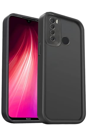 Newface Xiaomi Redmi Note 8 Kılıf Viera Silikon - Siyah