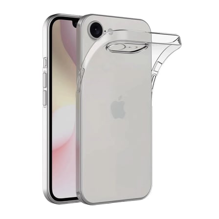 Newface Apple iPhone 16E Kılıf Lüx Şeffaf Silikon