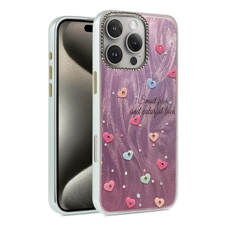 Newface Apple iPhone 16 Pro Kılıf Blade Aynalı Desenli Kapak - Desen 8