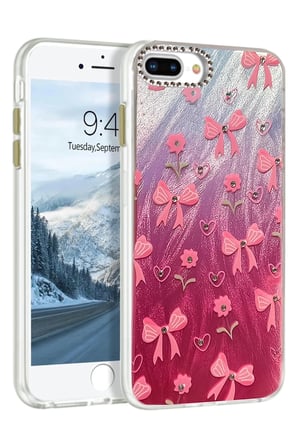 Newface Apple iPhone 7 Plus Kılıf Blade Aynalı Desenli Kapak - Desen 3