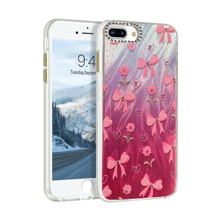 Newface Apple iPhone 7 Plus Kılıf Blade Aynalı Desenli Kapak - Desen 3