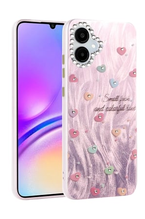 Newface Samsung Galaxy A06 Kılıf Blade Aynalı Desenli Kapak - Desen 8