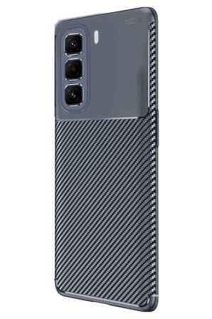 Newface İnfinix Hot 50 Pro Plus 4G Auto Focus Karbon Kapak - Lacivert