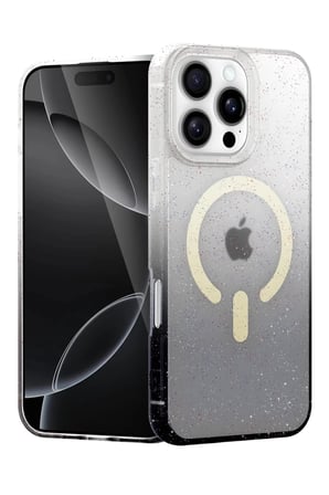Newface Apple iPhone 16 Pro Pummel Shiny Magsafe Kapak - Siyah
