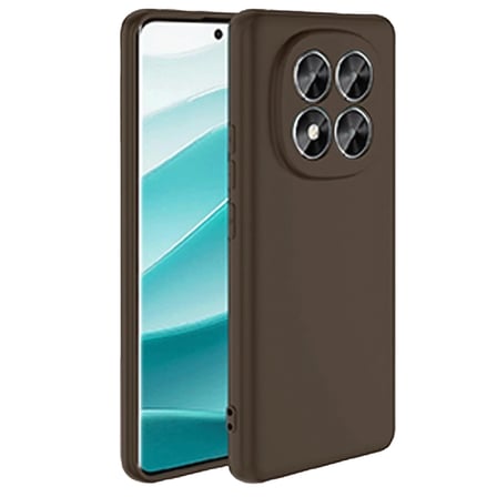 Newface Xiaomi Redmi Note 14 Pro 5G Kılıf First Silikon - Kahverengi