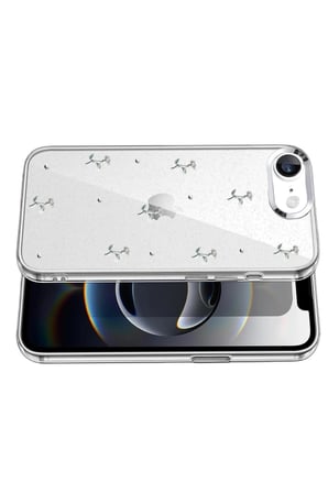 Newface Apple iPhone 16E Fiyonk Desenli Kapak - Desen 4