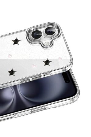Newface Apple iPhone 16 Plus Fiyonk Desenli Kapak - Desen 7