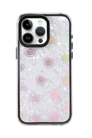 Newface Apple iPhone 14 Pro Max Lumi Desenli Kapak - Siyah